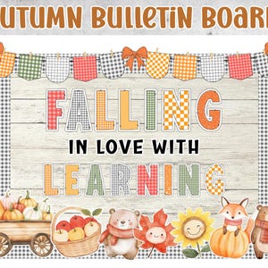 Fall Bulletin Board | Autumn Pumpkin Door Decor | September Classroom Display