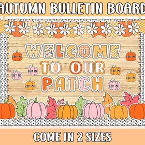 Fall Bulletin Board Kit | Welcome to Our Patch | Autumn & Pumpkin Classroom
