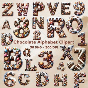 chocolate font png, chocolate alphabet, chocolate letters, chocolate clipart, printable chocolate, digital chocolate, Alphabe png