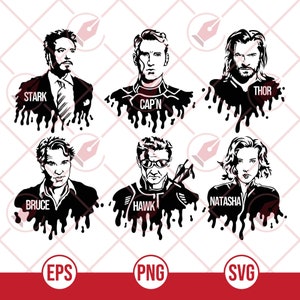 The Avengers png, eps, svg, digital file