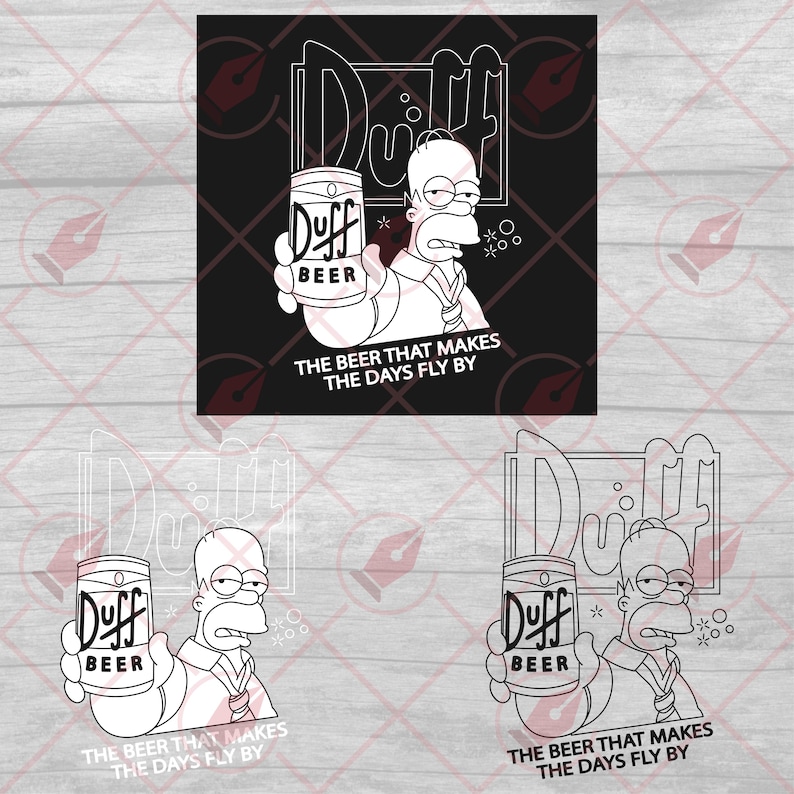Duff Beer Digital File Set: SVG, EPS, PNG for Cricut - Etsy