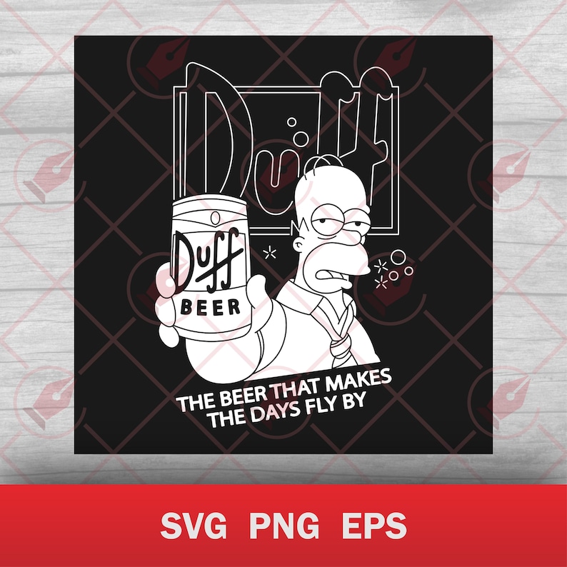 Duff Beer Digital File Set: SVG, EPS, PNG for Cricut - Etsy
