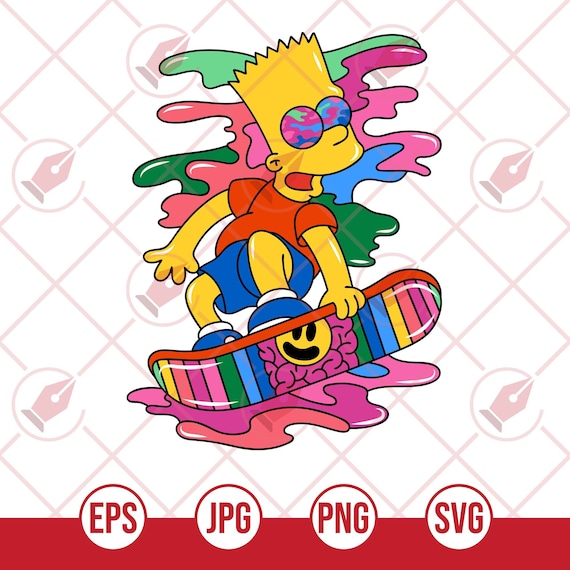 Crazy Bart eps, jpg, png, svg