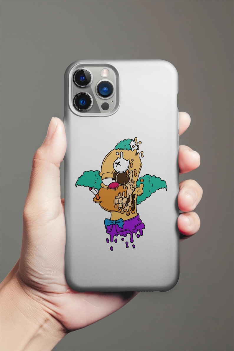 Creepy Krusty the Clown Vector Art (svg eps png jpg Digital Files) image 7