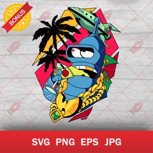 Bender Roboter Vektorgrafik | svg, eps, png, jpg-Dateien