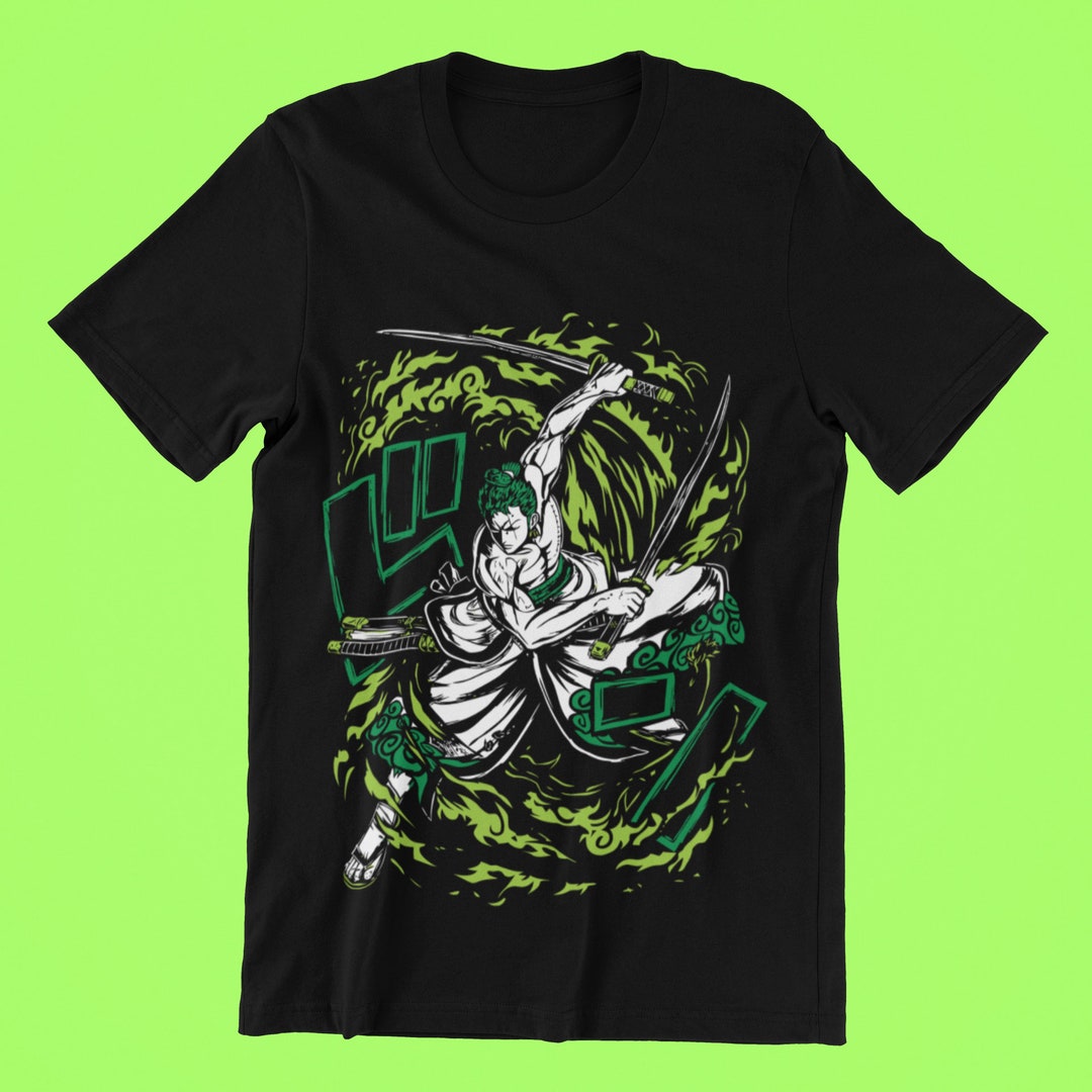 Zoro One Piece Anime Shirt Manga Shirt Japanese Anime Shirt Anime Svg ...