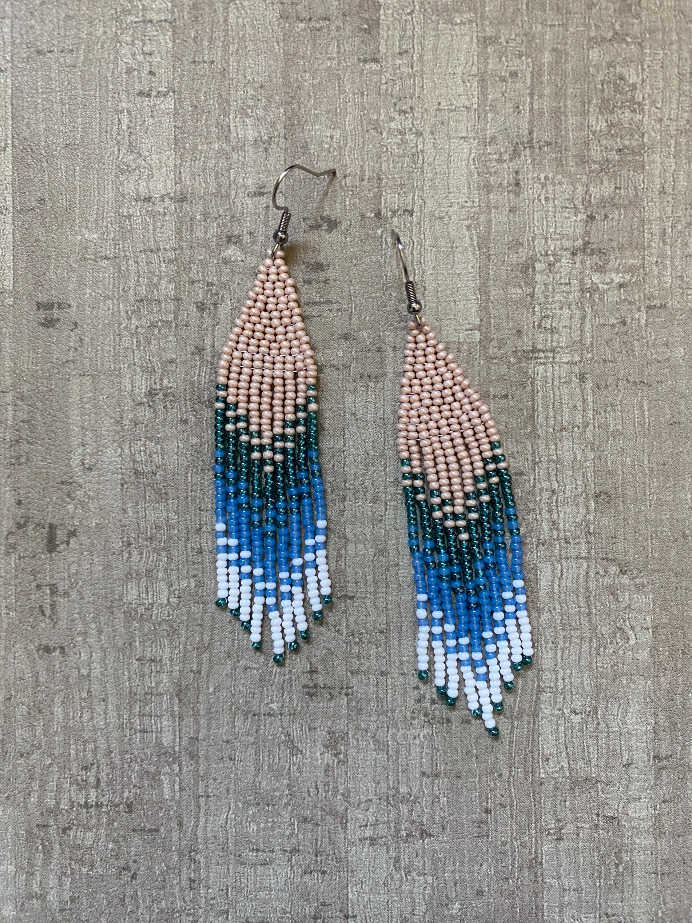 Bead Loom Best Thread For Beaded Fringe Earrings Loom Beaded