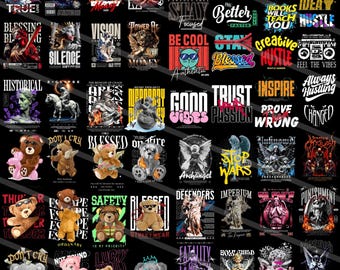 Más de 5000 paquetes de ropa urbana, paquetes de camisetas, diseños de estampados de camisetas, camisetas de hip hop, cultura pop, diseños de cápsulas de camisetas