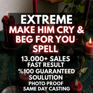 Make Him Cry & Beg for You | Powerful Love, Obsession Spell | Trigger Regret, Remorse and Deep Longing | Fast Results | Rise Again