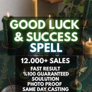 Success & Luck Spell | SAME DAY Casting for Prosperity and Abundance | Attraction of Fame, Love and Fortune | Invite Lasting Prosperity