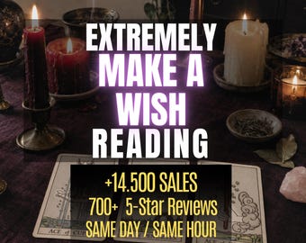 Make a Wish Reading | Three Desires and Manifestation Insight | Dream Fulfillment, Good Luck and Your Desired Future