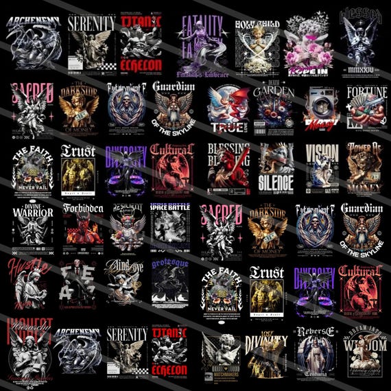 1000+ Streetwear png Bundle, Tshirt Design Bundle, T-Shirt Print Design, Hip Hop digital download, T-Shirt Pod Design Pack, Trendy Urban PNG