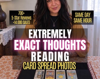 Exact Thoughts Psychic Reading | Hidden Feelings, True Feelings & Relationship Insight | Psychic Love and Love Tarot Reading