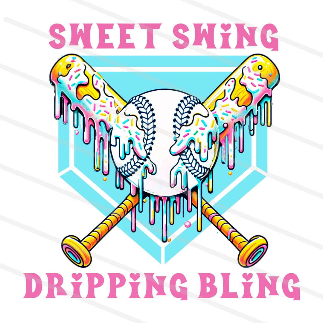 Sweet Drip Custom Baseball Design