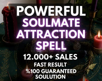 Soulmate Attraction Spell | Twin Flame & True Love Ritual | Powerful Digital PDF Report | Welcome a Loving Connection