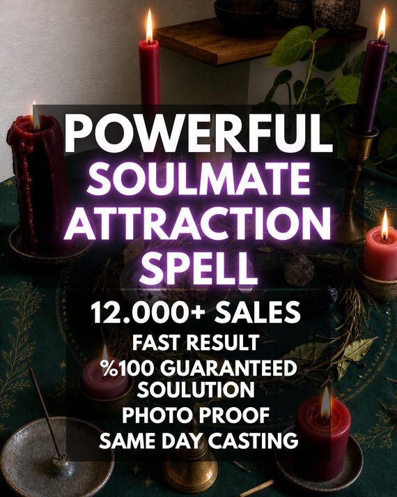 Soulmate Attraction Spell | Twin Flame & True Love Ritual | Powerful Digital PDF Report | Welcome a Loving Connection