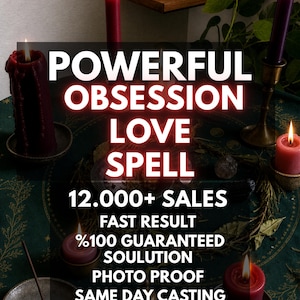 Deep Obsession Love Spell | Make Him Obsessed and Committed | Powerful Emotional Pull & Report | Fast Results | Deepen Their Emotional Focus