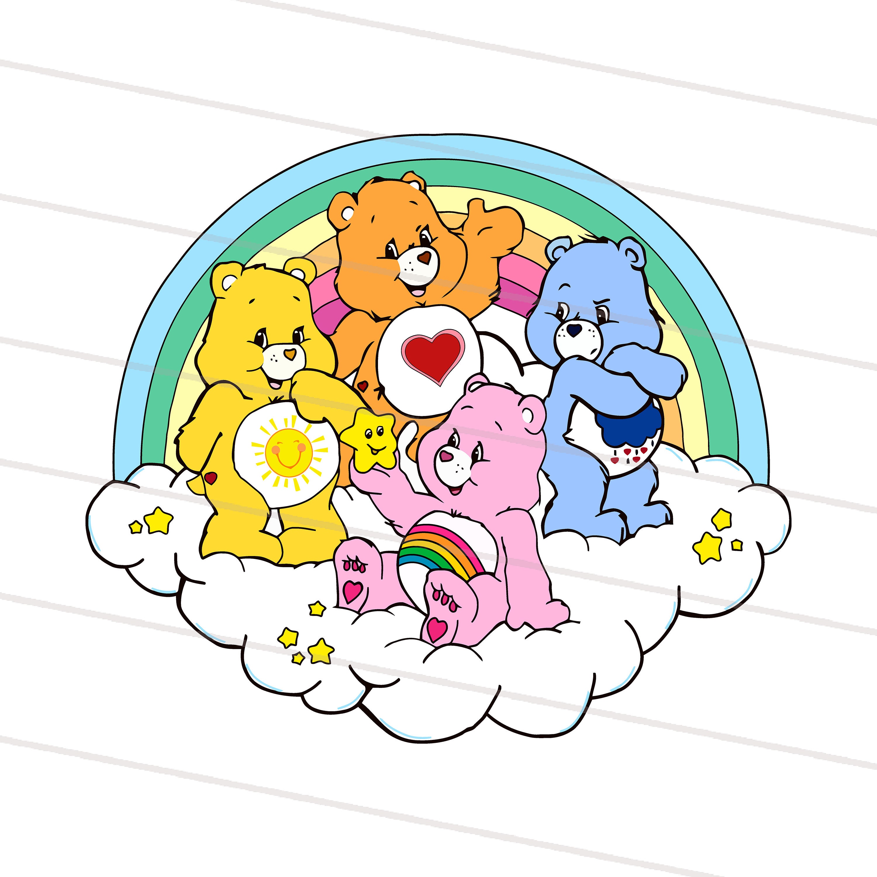 Bundle Care Bears Grumpy Bear SVG 