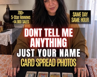 Blind Psychic Reading | No Questions Asked, Hidden Truths & Spirit Guide Messages | Personalized Tarot Reading with Real Photo Proof