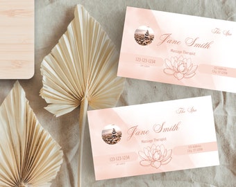 Business Card / Gift Certificate Massage Therapist
