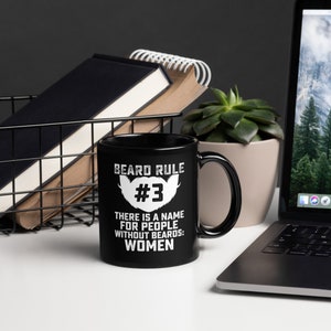 There Is a Name For People Without Beards Women Mug, Beard Enthusiast Cup, Funny Beard Quote, Beard Lover Coffee Mug, Bearded Men Gift