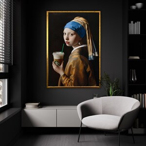 Impresión de lienzo Renaissance Refresh, lo clásico se encuentra con el arte de pared moderno, decoración única del hogar, póster de belleza atemporal, listo para colgar