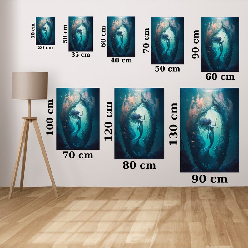 a wall with a picture of a fish in it