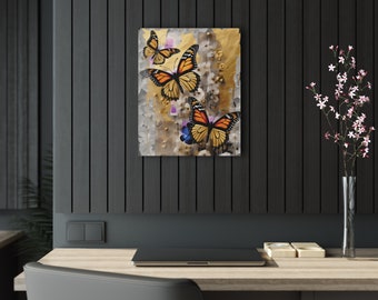 Butterflies and Flowers | Acrylic Prints