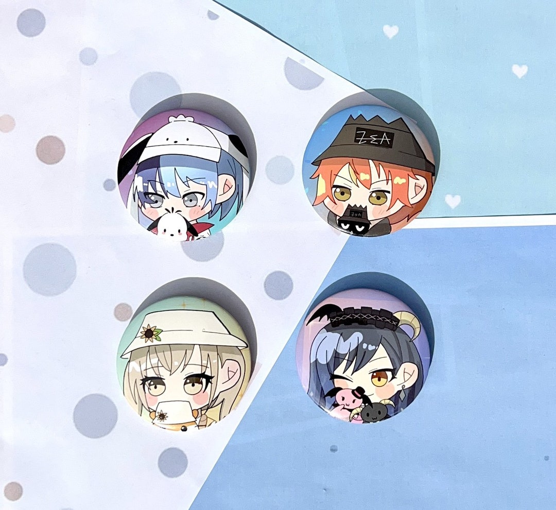 Project Sekai VBS Button Pins Toya, Akito, An, Kohane - Etsy