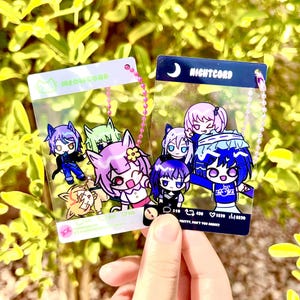 Llaveros con foto transparente de Project Sekai WxS Cats y N25 I Nandesu