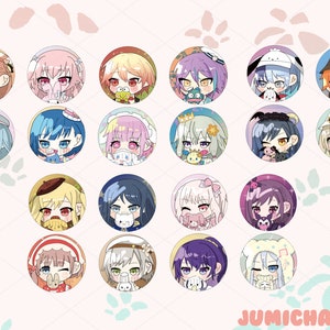 Project Sekai Collab Button Pins | WxS, 25-ji, MMJ, VBS, L/N PRSK