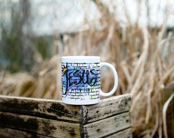 Liebe zu Jesus| Christliches Geschenk, Jesus Becher, Schriftbecher, Christliche Becher, Kaffeetasse, Religiöse Becher