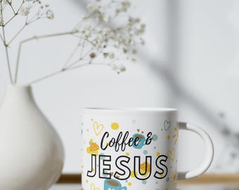 Elke ochtend| Christelijk cadeau, Jezus-mok, schrifttekst, christelijke mokken, koffiemok, religieuze mokken