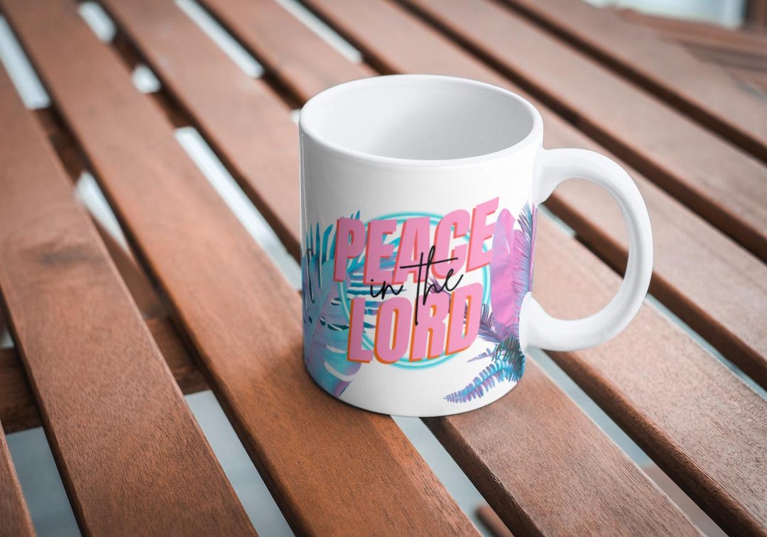Peace Found in Him| Christian Gift, Jesus Mug, Scripture Mug, Christian ...