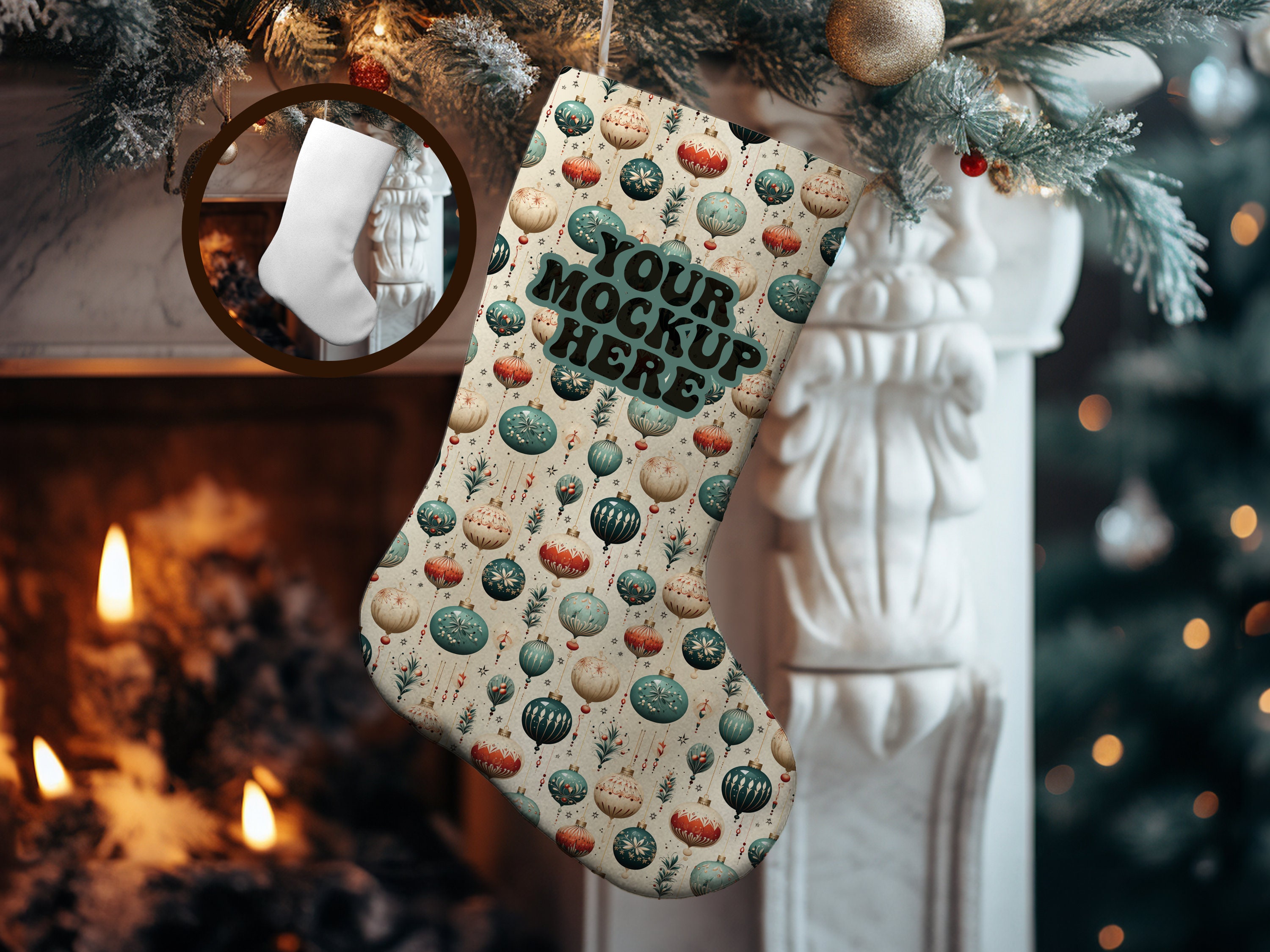 Louis Vuitton Christmas Stocking - Supreme Christmas Stocking PNG