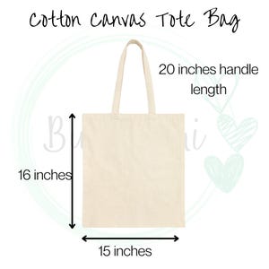 Purple Wildflower Cotton Canvas Tote Bag with Butterflies Pretty Dainty Flower Bag image 3