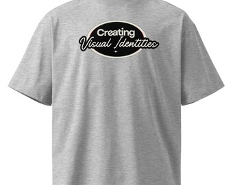 Visual ID 101 - Unisex organic oversized high neck t-shirt