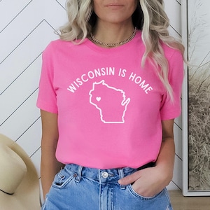 Custom State Name Is Home Outline Shirt, Customized Heart City Tshirt Personalized Home State T-shirt USA State Tee Gift All United States