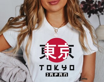 Tokyo Japan Shirt, Japanese Graphic Tee Japan Style Tshirt Japanese Street Shirt Japanese Streetwear Anime Shirt Vintage Japon T-shirt Gift