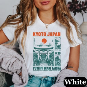 Kyoto Japan Shirt, Shrine Japanese Graphic Tee Japan Style Tshirt Japanese Street Shirt Japanese Streetwear Japan Anime Japon T-shirt Gift