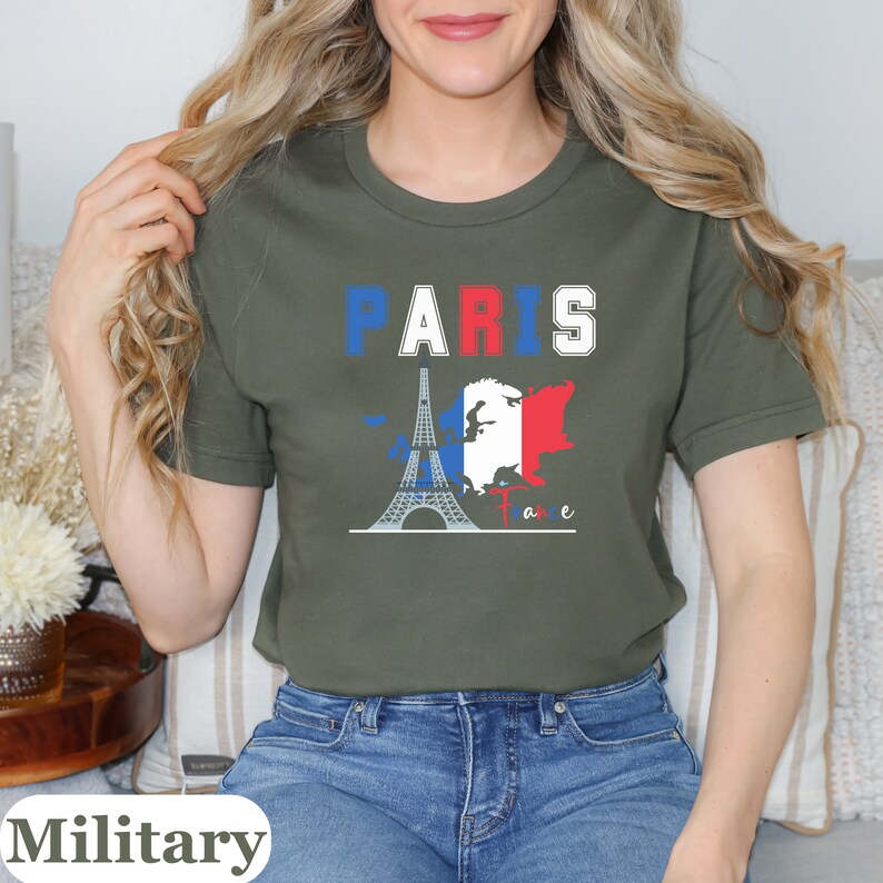 Paris France Shirt Paris Shirt Eiffel Tower T-shirt French Tshirt Paris ...