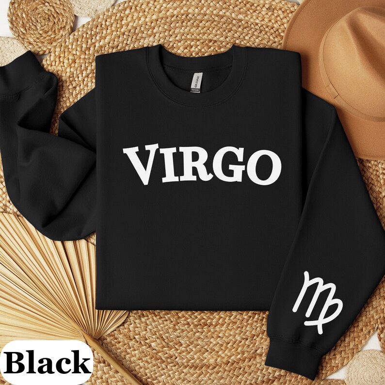 Virgo Sweatshirt Virgo Horoscope Sweatshirt Virgo Crewneck Sweatshirt