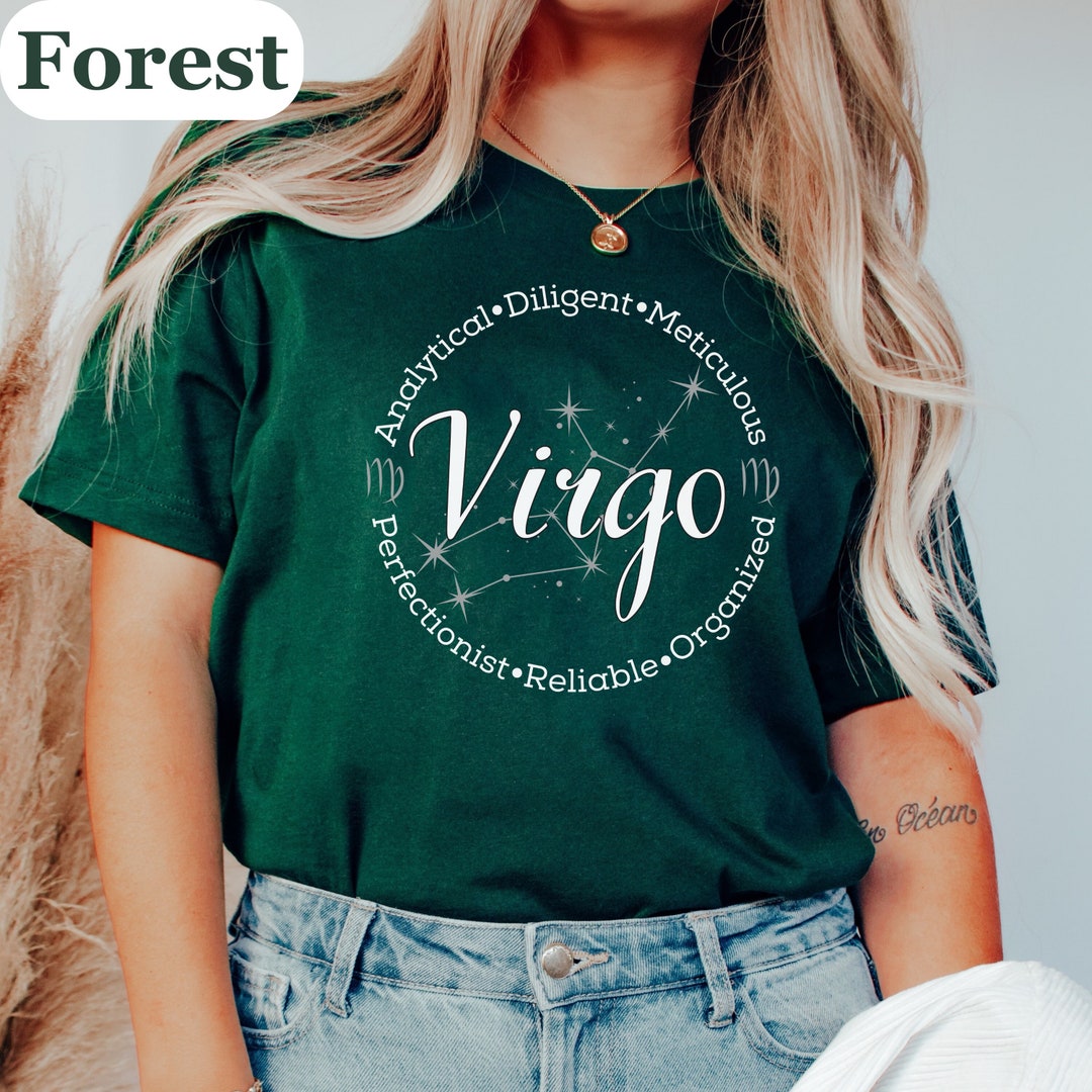 Virgo Zodiac Shirt Virgo Tshirt Virgo Top Virgo Zodiac T-shirt Virgo T ...