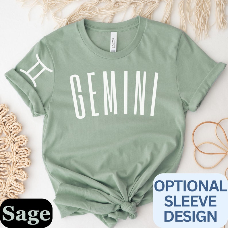 Gemini Zodiac Sign Shirt, Gemini T Shirt Horoscope Shirt Constellation ...