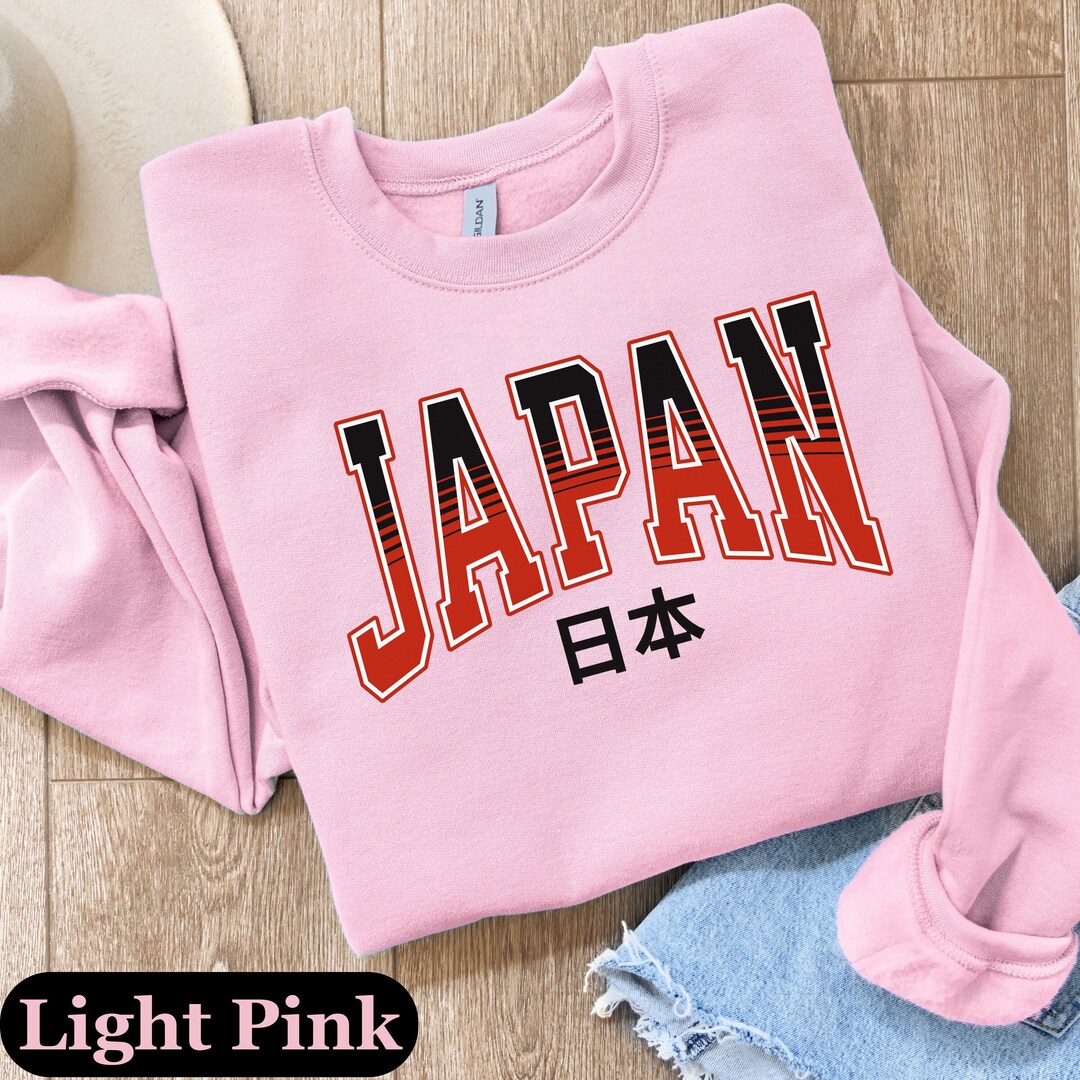 Japan Sweatshirt, Japanese Long Sleeve Shirt Kawaii Sweater Anime ...