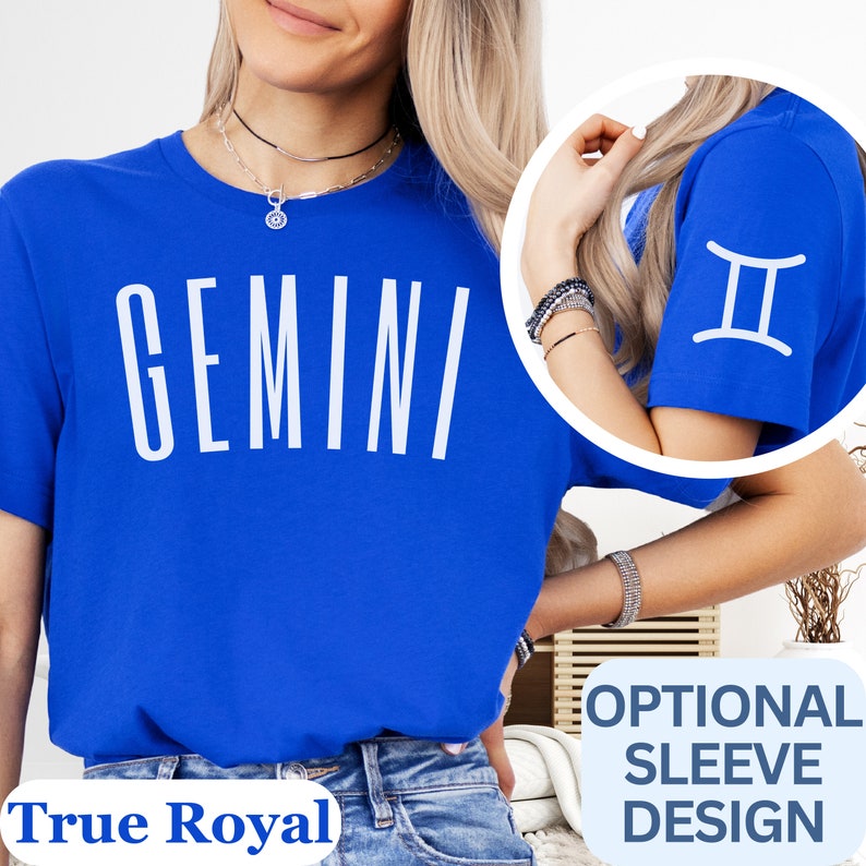 Gemini Zodiac Sign Shirt, Gemini T Shirt Horoscope Shirt Constellation ...