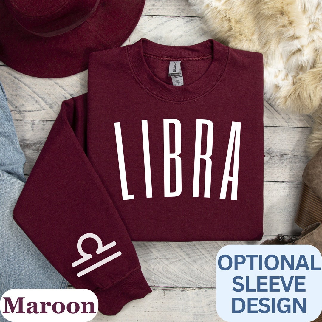 Libra Sweatshirt Celestial Crewneck, Constellation Libra Zodiac Sign ...