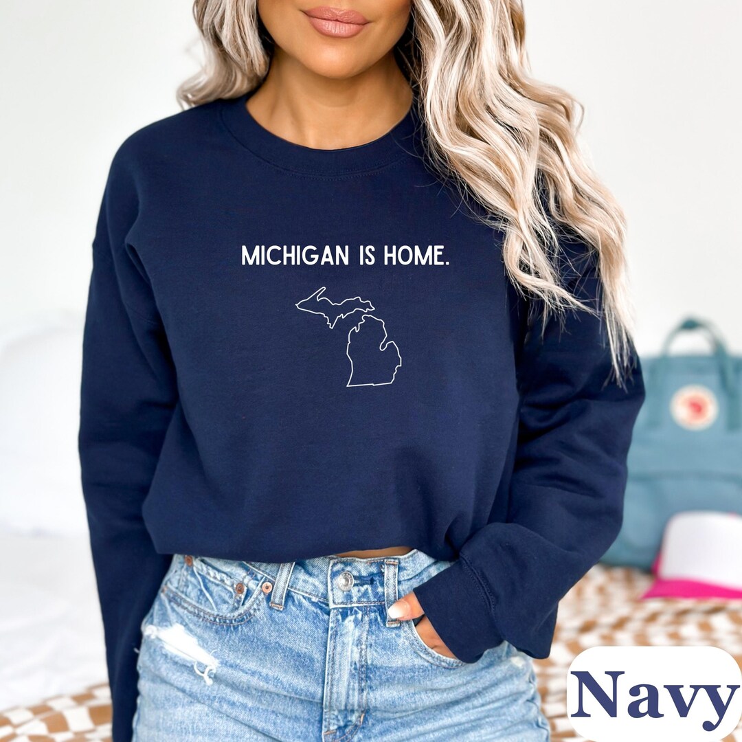 Michigan Sweatshirt MI Sweatshirts MI Sweatshirt Michigan Etsy