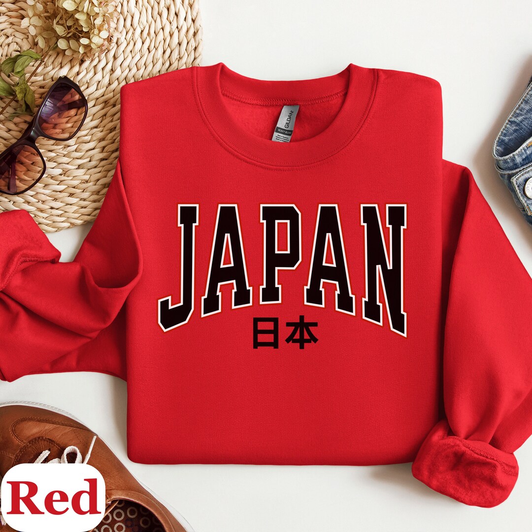 Japan Sweatshirt, Japanese Long Sleeve Shirt Kawaii Sweater Anime ...