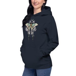 Lunar Moth Unisex Hoodie